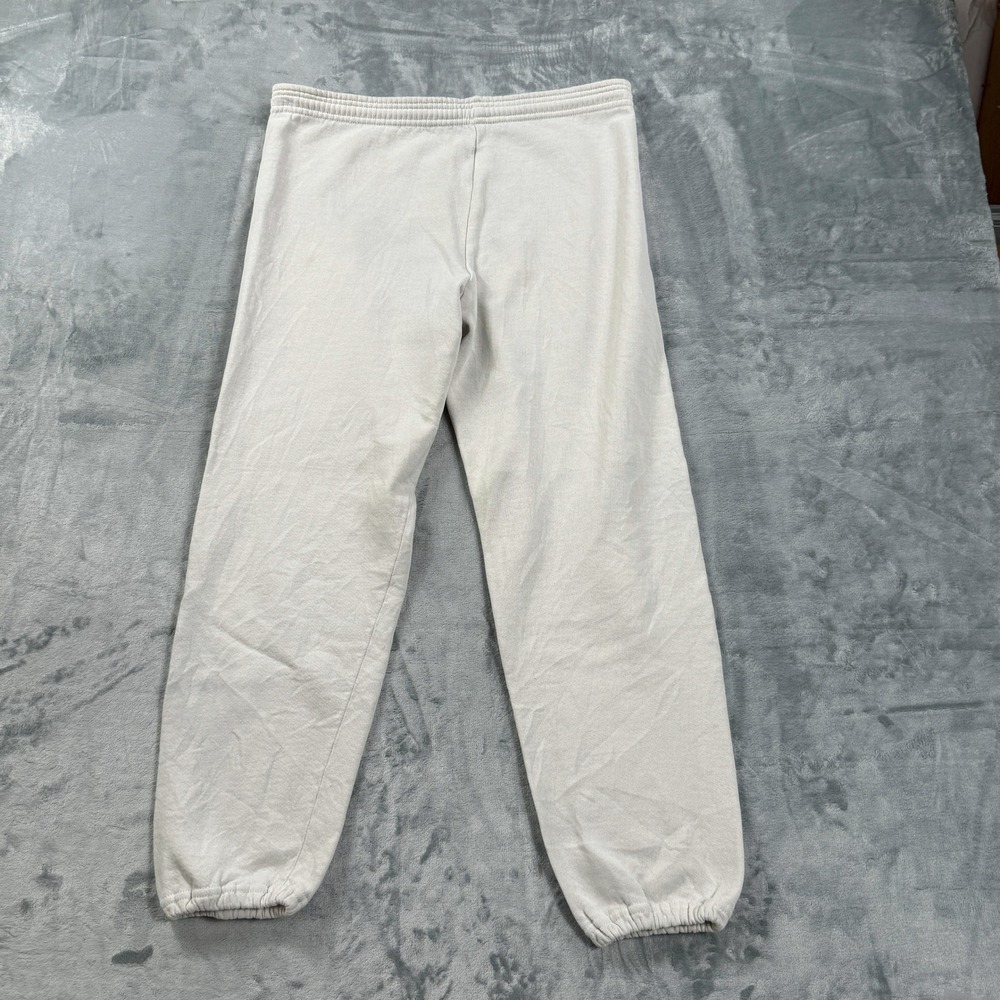 Vintage Jerzees Sweatpants Small Gray Made in USA Fleece Joggers High Rise